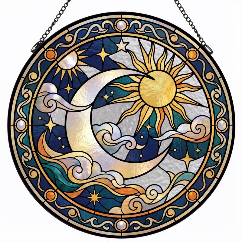 Vitrail Sun Moon, H 12 po