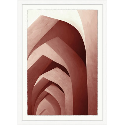 Terracotta Arches Print by Lillian August