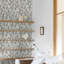 Karuna Collection Stenciled Leaves Wallpaper Roll-504507629