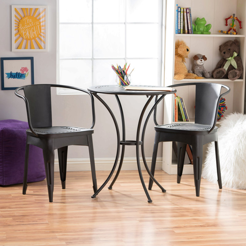 ENSEMBLE MÉTAL 3 PCS LOURDES