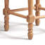 Tabourets de bar pour îlot de cuisine et salle à manger, tabourets de comptoir sans dossier en bois massif avec revêtement en lin, garniture cloutée et structure rustique pour bar à domicile-357291865