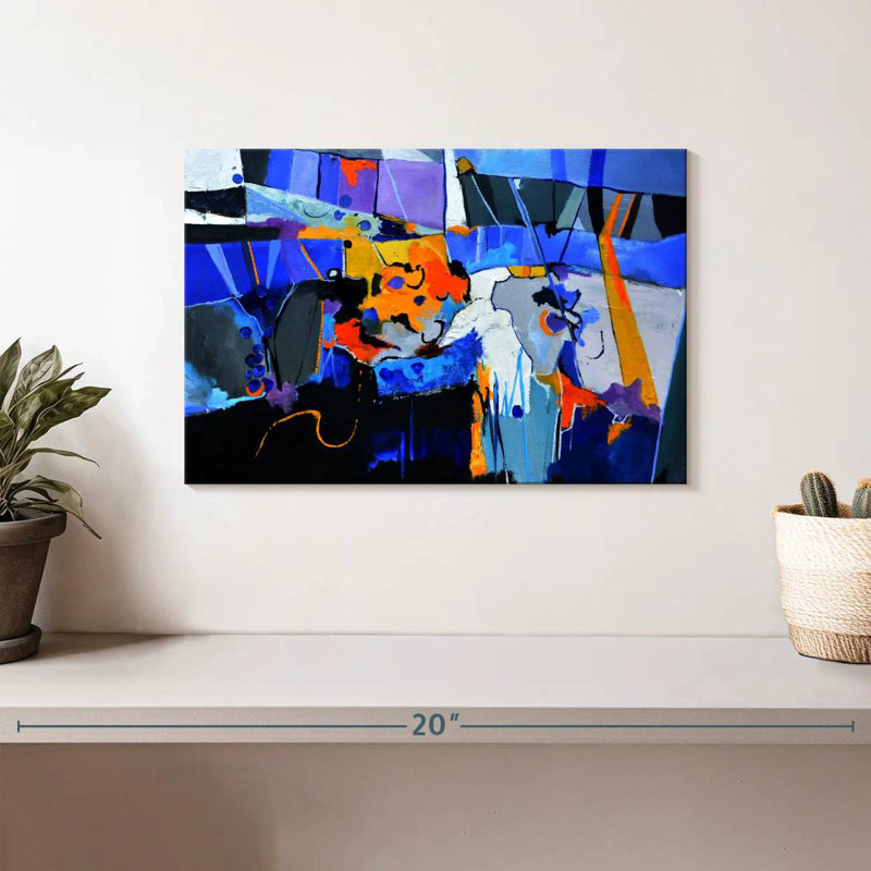 Avery Smile Abstract, 8" H x 12" W