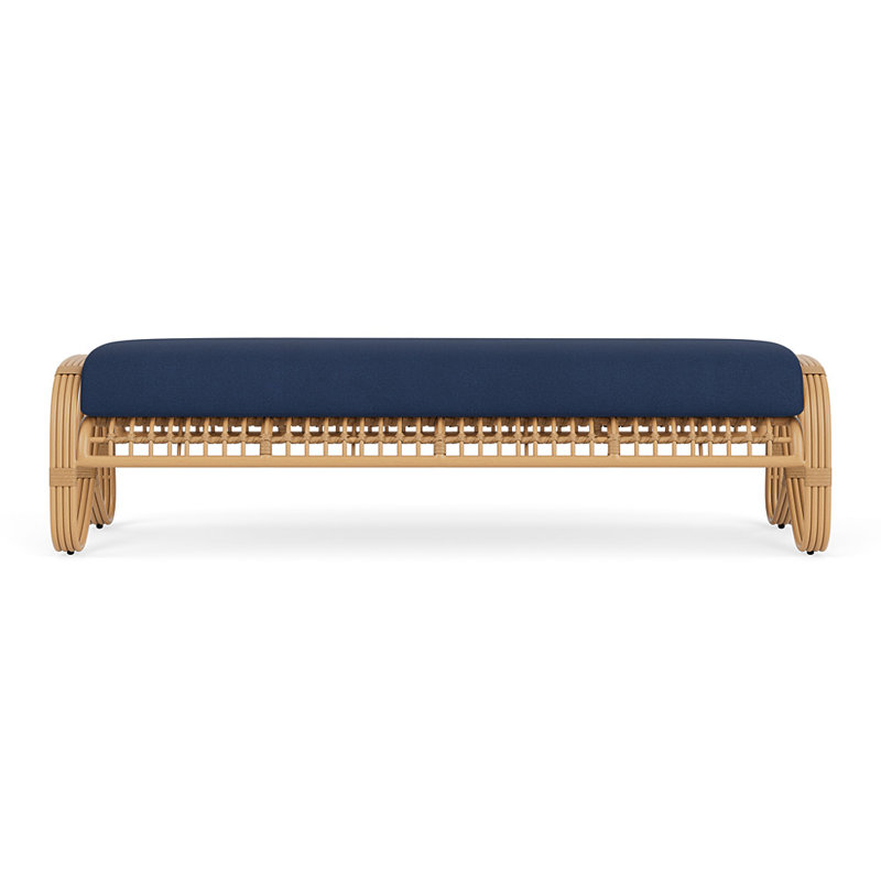 Riviera Patio Bench, Sandberg Navy