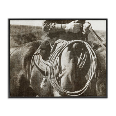 «Cowboy with Lasso Giclee Art» par RileyB