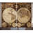 World Map Semi-Sheer Rod Pocket Curtain Panels-42936317