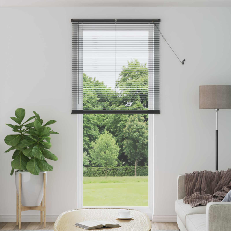 Venetian Blind, Silver Grey, 90cm W x 213cm L