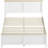 White  Full Bed Frame With Headboard