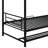 A Metal Bunk Bed With Twin Beds, Equipped With Built-In Shelves And Safety Rails-1558920218