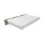 Ensemble de douche à coller 6 pièces avec porte et accessoires 48 po x 34 po x 72 po Transolor, blanc / acier inoxydable brossé-119036258