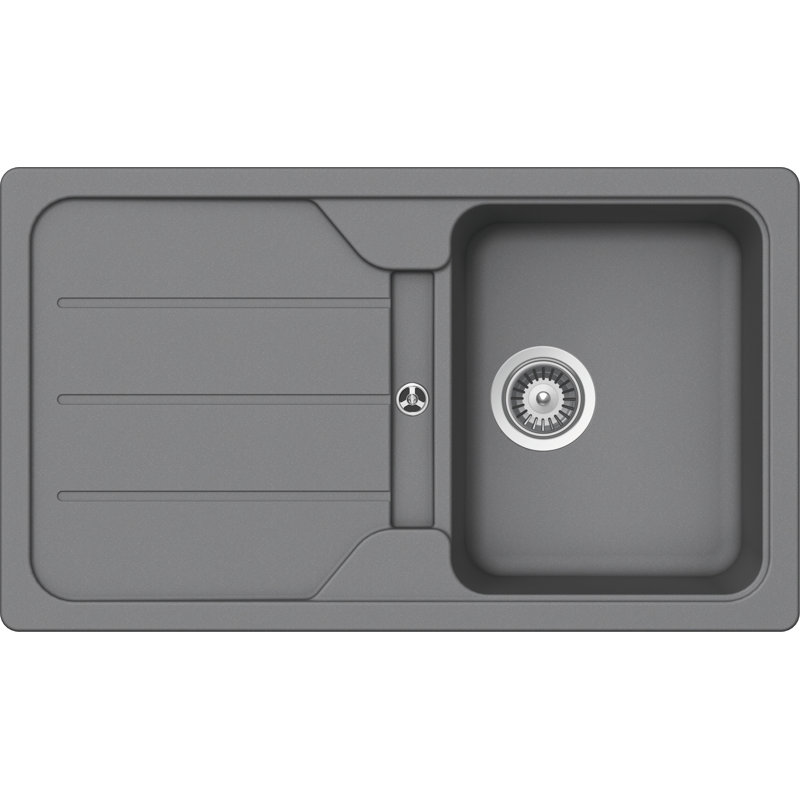 Schock Single Bowl Inset Kitchen Sink, Croma