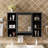 42 Inch 3-In-1 Wall Mount Bathroom Mirror Cabinet, High Definition Mirror With Adjustable Shelf & Soft Close Door-1966771854