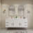70.8" Wall-Mounted Double Bathroom Vanity Set-70381339