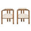 Chaises de salle à manger rembourrées Rowan Mid-Century Modern-130632537