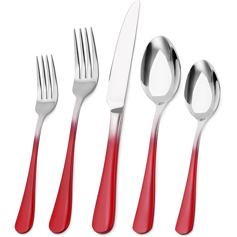 Ivy Bronx Nuralya Stainless Steel Flatware Set - Service for 4