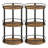 Spice Rack, Set Of 2 Lazy Susan Organizer, 2-Tier Turntable Organizer