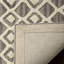 Jeannine Handwoven Flatweave Wool Dark Grey/Ivory Geometric Area Rug-33678586