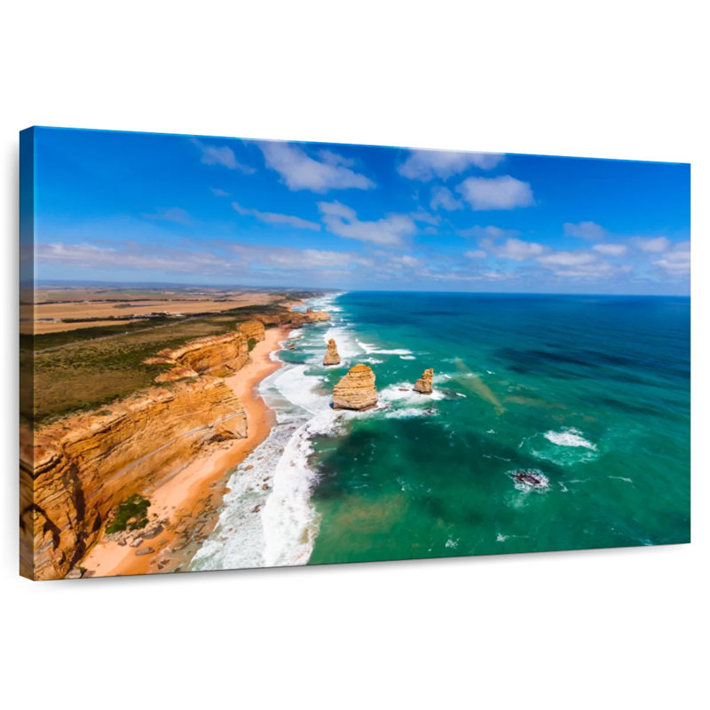 Gillard Great Ocean Road Cliff, 8" H x 12" W