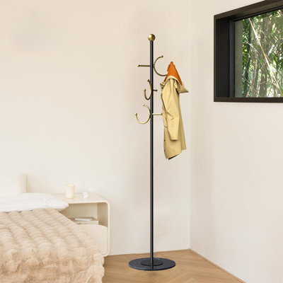 Coat Rack Freestanding With Marble Base