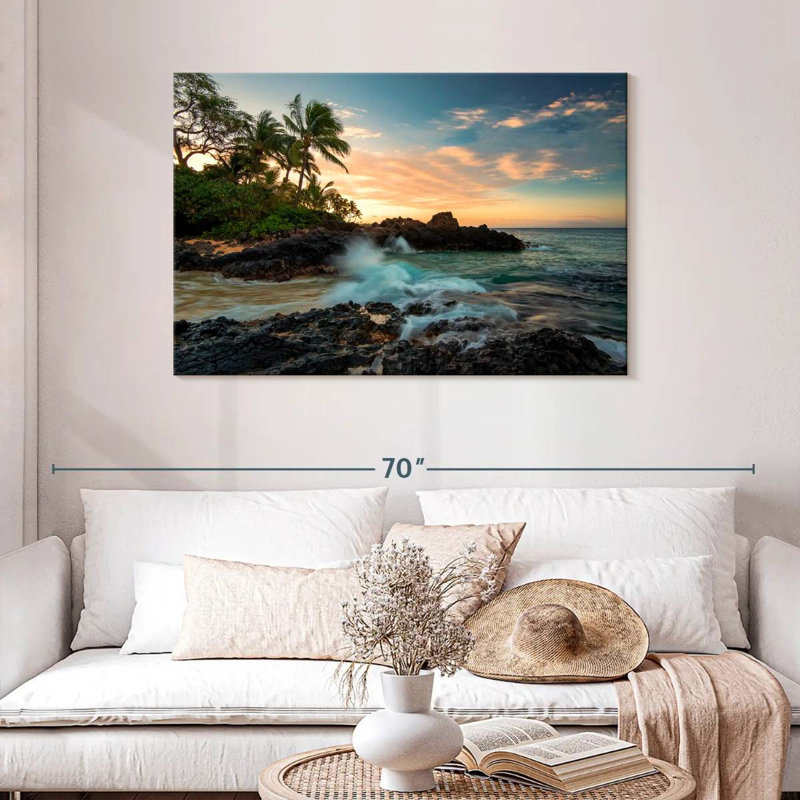 Nicci Makena Cove Sunset, H 30 po x l 45 po