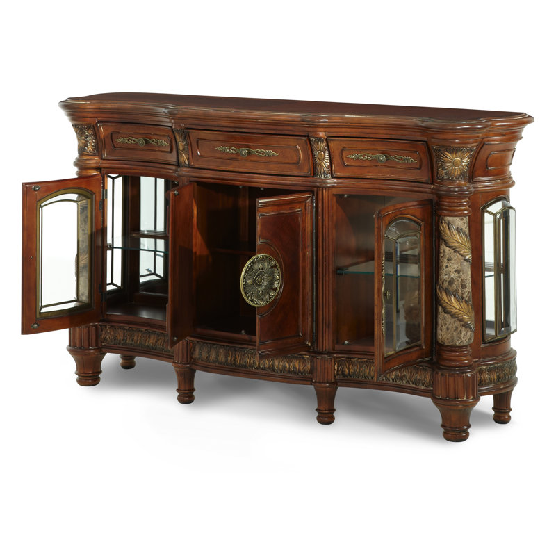 Villa Valencia 72'' W Solid Wood Sideboard