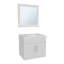 Armoire de salle de bain avec miroir et deux tablettes intérieures, rangement mural (PAS DE ROBINET INCLUS)-480602004-480602005