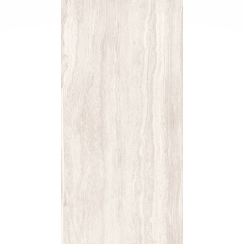 Mineral Dream 12" X 24" Porcelain Travertine Look Tile, Alabaster Flow