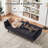 Minimalist 74-Inch Tufted Convertible Multifunctional Sofa Bed, Compact Living Room & Bedroom Leisure Sofa for Small Spaces-1587380914