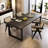 Modern simple solid wood dining table-105511252