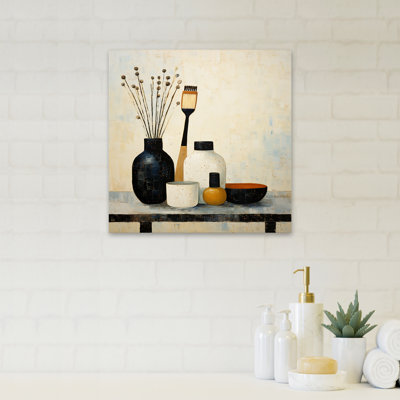 Articles de toilette contemporains, art mural
