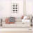 Modern Twin Size Platform Bed Frame with 2 Drawers-459576707