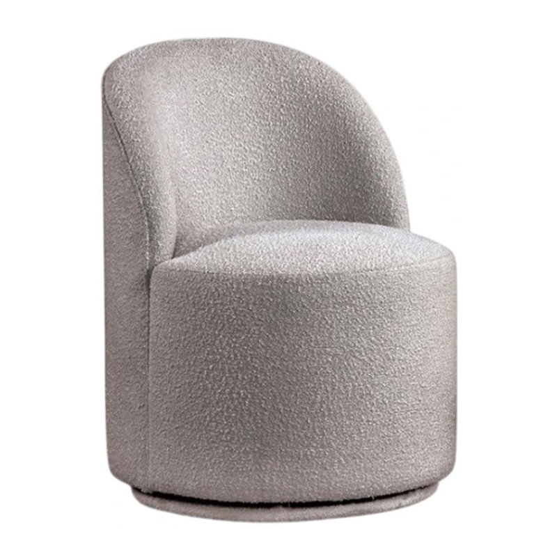 Chaise de salle à manger pivotante Ager, Gris clair