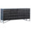 Montoya 84-Inch Reclaimed Pine And Iron 4-Door Sideboard In A Black Finish