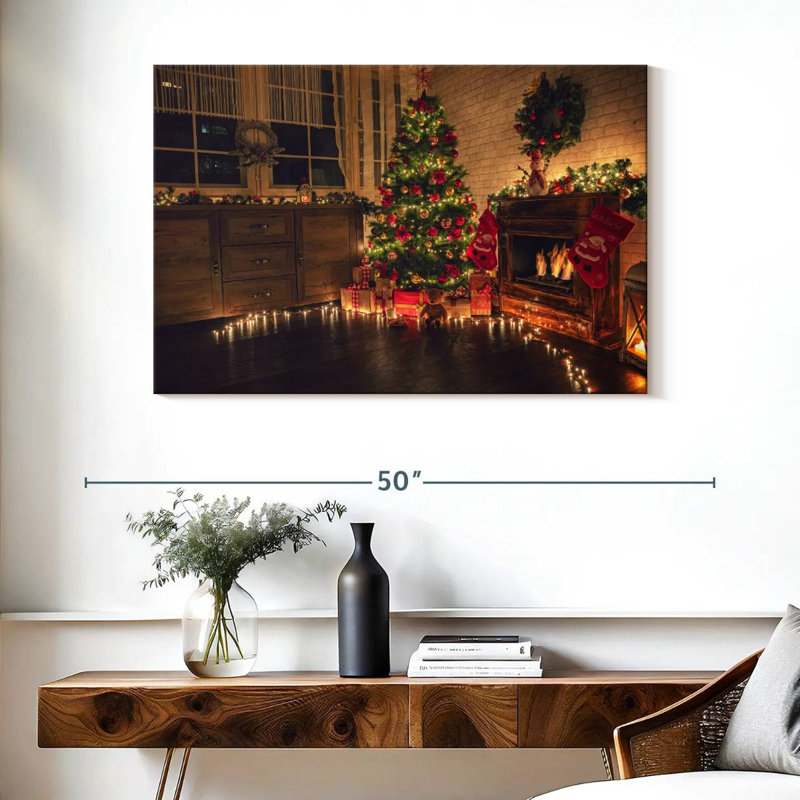 Noël à la maison, H 26 po x l 39 po
