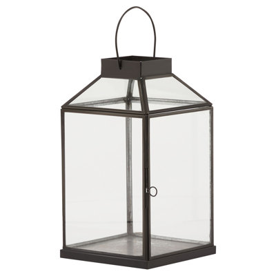 Glass Tabletop Lantern