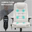 Fauteuil de bureau à haut dossier avec 6 vibrations HOMcom-1796899775
