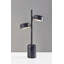 Lampe de bureau noire 20,75 po Alfresco