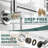 Wall Mounted Pot Filler With Double Handle In Polished Chrome-125347133