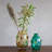 Hand-Blown Glass Vase With Raised Dots