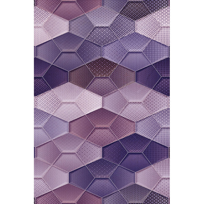 Stylish Woven Carpet (4.6 x 7.2 ft), 100% Polyester, 0.3 in Pile Height | Antibacterial & Non-Slip Underside, Machine Washable | Durable with 3D Digital Printing, Perfect for Living Room & Bedroom Decor