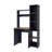 Versalles Writing Desk, Modern Studio Or Office Desk, Two Superior Shelves, And Five Side Open Shleves For Books Organization