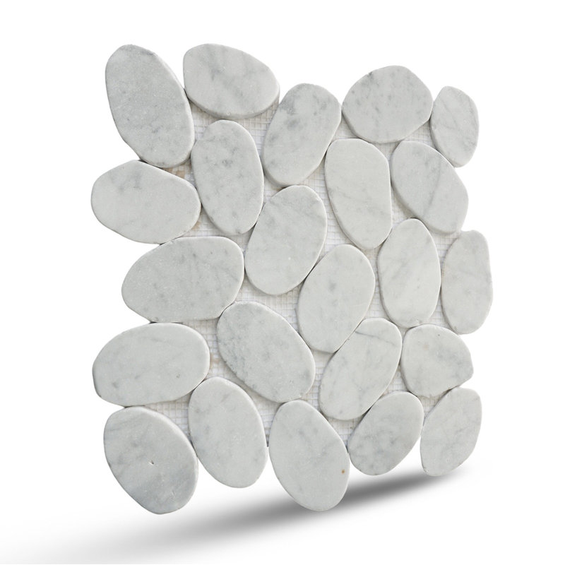Alaska 12" x 12" Natural Stone Pebbles Mosaic Wall & Floor Tile