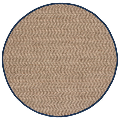 Nerissa Auckland Natural/Blue Area Rug