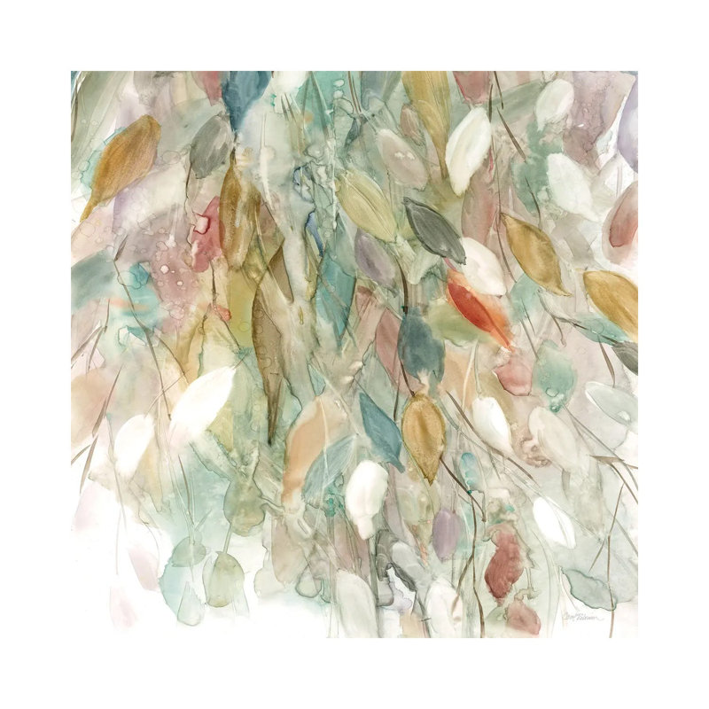 Rainy Cascade - Giclée sur toile tendue avec châssis, H 48 po x l 48 po