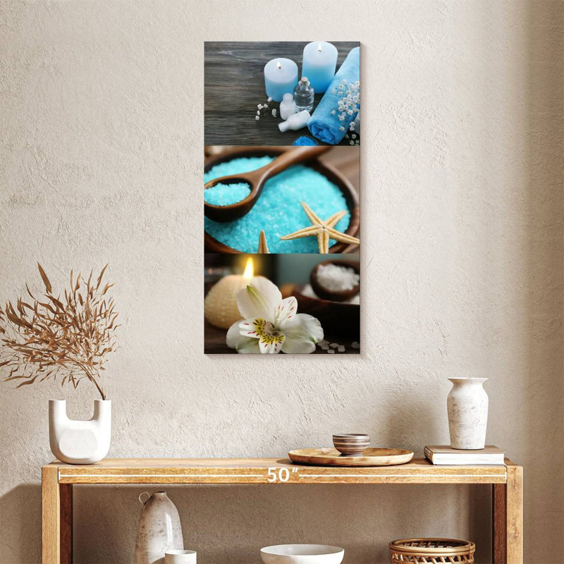 Impression sur toile Spa Elements, H 36 po x l 18 po x P 1,25 po
