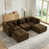 Brown -3Seat+2Ottman est en rupture de stock