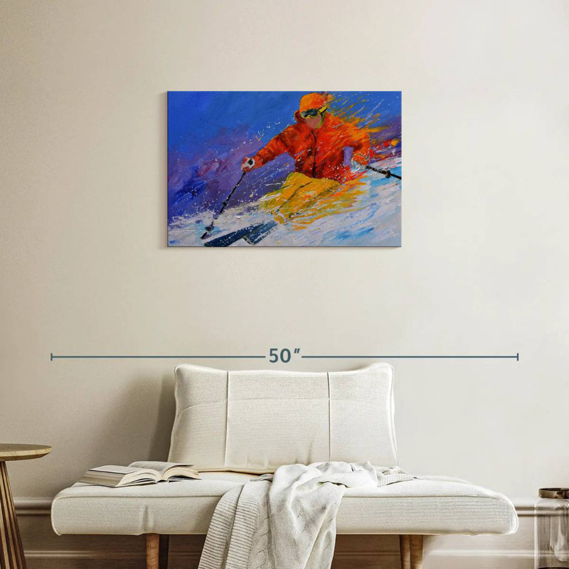 Sireci Expert Skiing, 20" H x 30" W