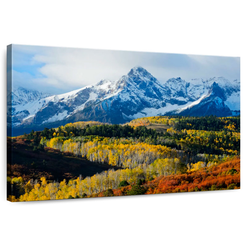 Paysage de montagne à Alvord, H 30 po x l 45 po