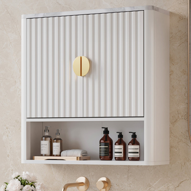 23"W 24"H Wall Bathroom Cabinet, White