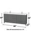 Sheffield 80" Double Bathroom Vanity Set-59388375-59388380