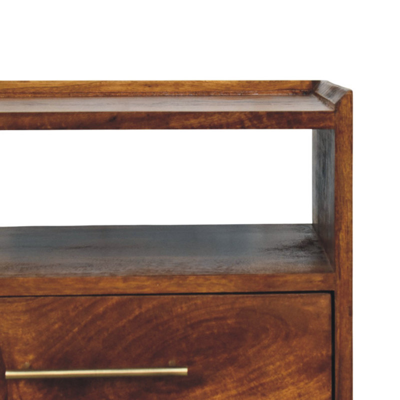 45cm W Solid Wood Bedside Table